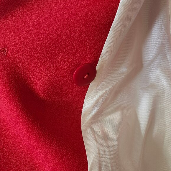 Red Zara Vintage Style 80s/90s Blazer - Picture 5 of 11